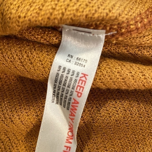 Free People | Sloane Bodysuit textured  Amber Rust mid button up long sleeve s - Picture 14 of 14